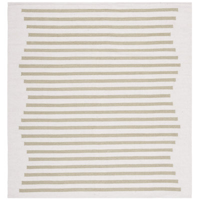 Estuardo Hand Woven Cotton Striped Rug