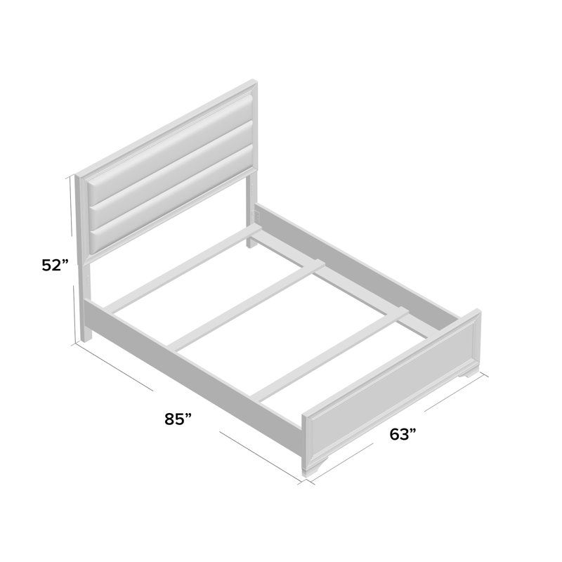 Eleora Upholstered Standard Bed, Queen