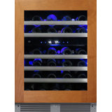 46 Bottle Dual Zone Freestanding Wine Refrigerator