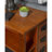 Kraatz Solid Wood Farmhouse One Shelf One Door End Table-703777593