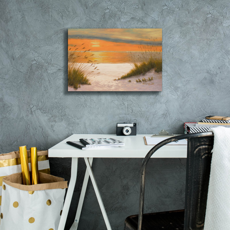 «Summer Sunset» par Diane Romanello, H 12 po x l 18 po x P 0,75 po