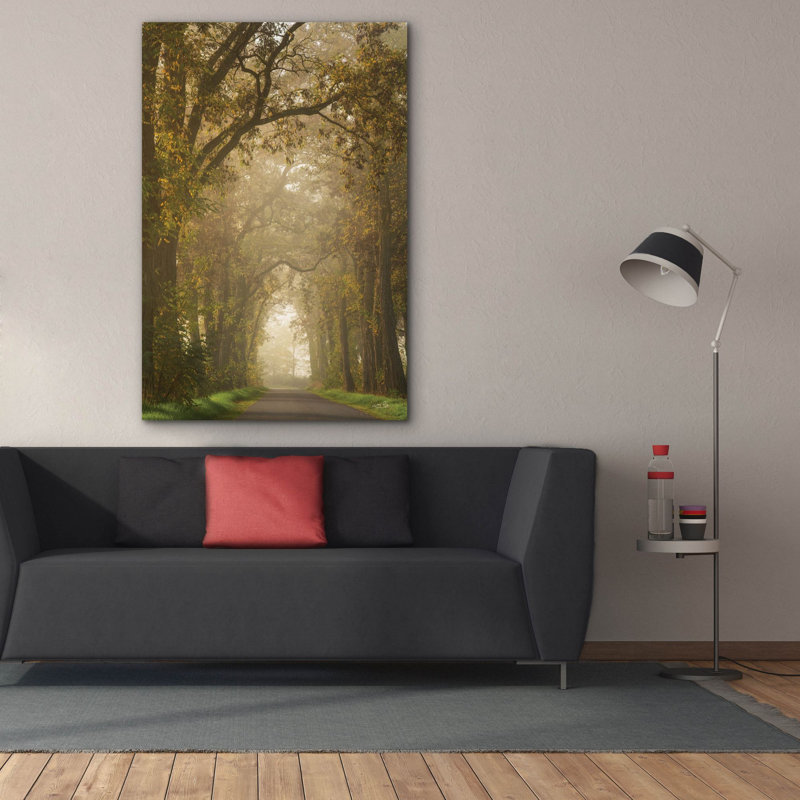 «Moody Treescape» par Martin Podt, art mural épique Graffiti, 40 po x 60 po
