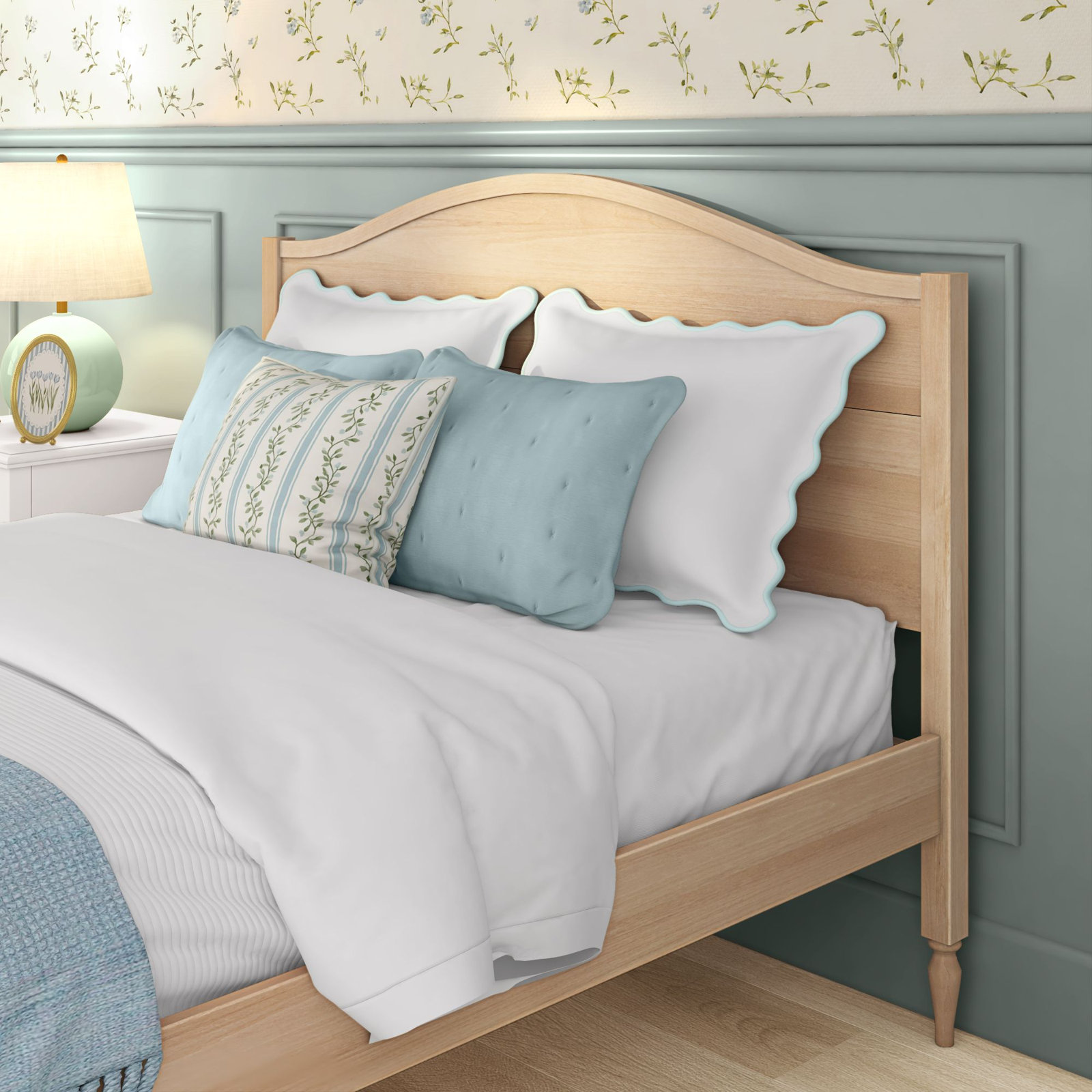 Charlotte Bed, Full, Blonde