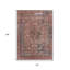 10' X 14' Pink And Mauve Medallion Washable Indoor Outdoor Area Rug