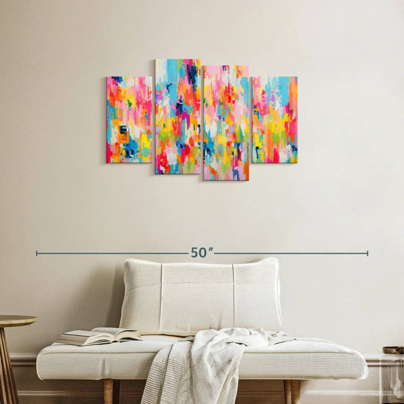 Avery Springtime Pigments I, 22" H x 36" W