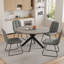 Modern Kitchen Dining Chairs, Upholstered Side Chairs (4 Chairs)-1462619214-1462619209