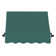 Awntech Charleston Acrylic Fabric Awning with Iron Scroll Arms