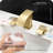 8 inch Widespread Double Handle Waterfall Bathroom Sink Faucet with Pop Up Drain-98448270
