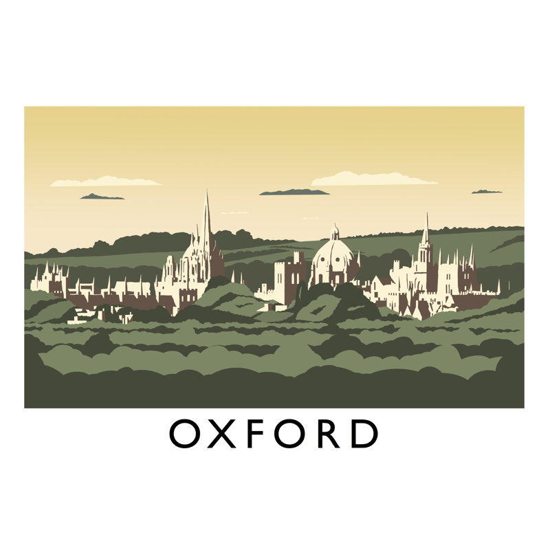 Oxford by Richard O'Neil - Print, 30 cm H x 40 cm W x 1 cm D, No Frame