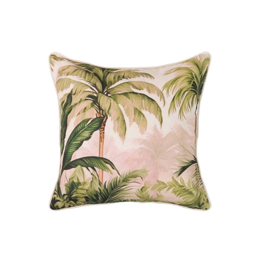 GREEN PALMS CUSHION 45X13x45 CM