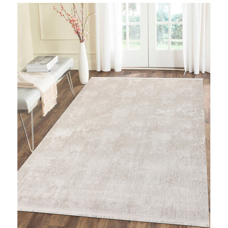 Lytchett Solid Colour Area Rug, Rectangle 80cm x 150cm