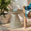 Table d'appoint d'extérieur pour terrasse