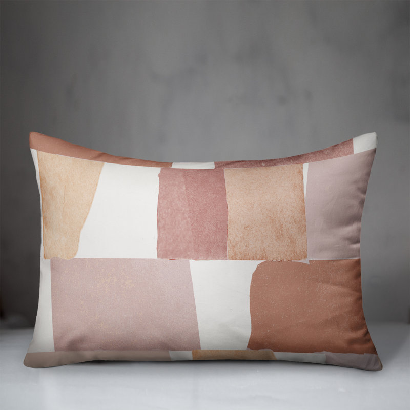 Housse et insert de coussin d'extérieur , Orange / Rouge