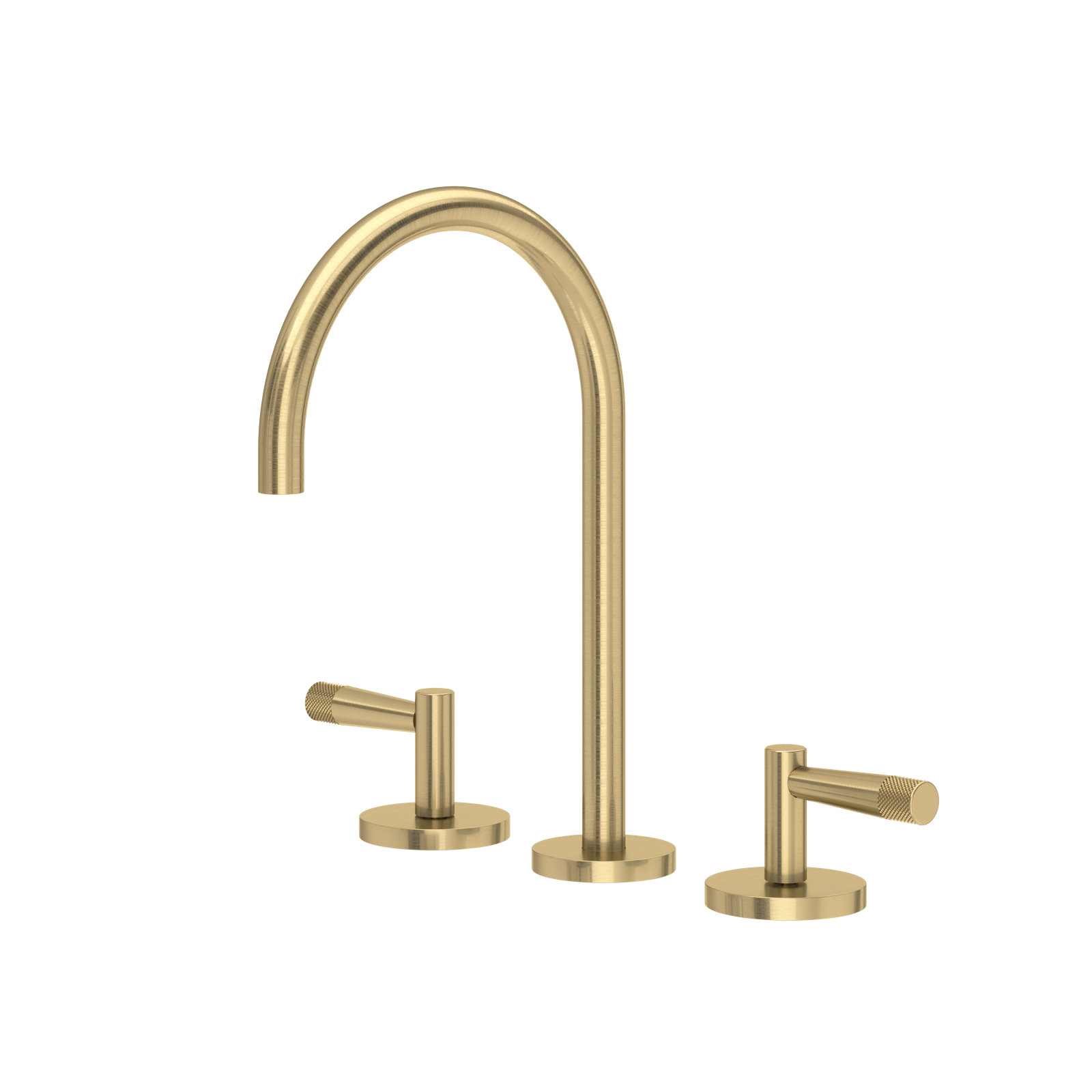 Terrell Widespread Lavatory Faucet With C-Spout, Antique Gold