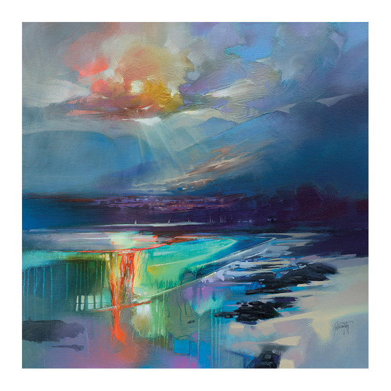 Arran Shore - No Frame Print, Wrapped Canvas, No Mount, 60cm H x 60cm W