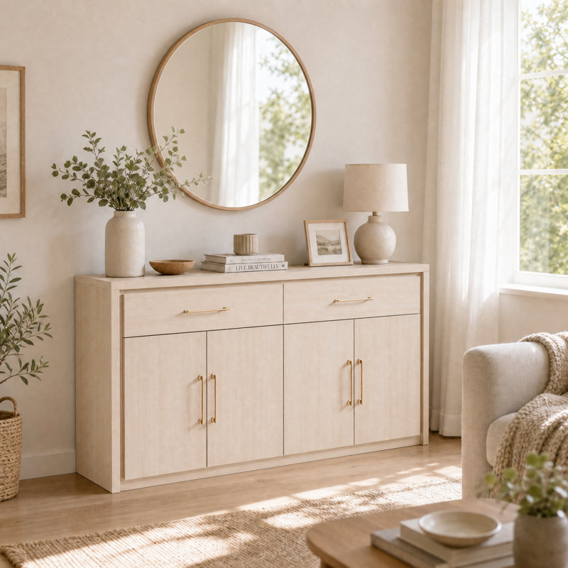 167.6cm Sideboard, Ivory White