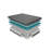 14-inch Queen Size Gel-Infused Memory Foam Hybrid Mattress - Medium Firm, Mattress in a Box, Adjustable Base Compatible, Dark Gray