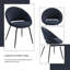 Ensemble de 2 chaises d'appoint Klaus Boucle