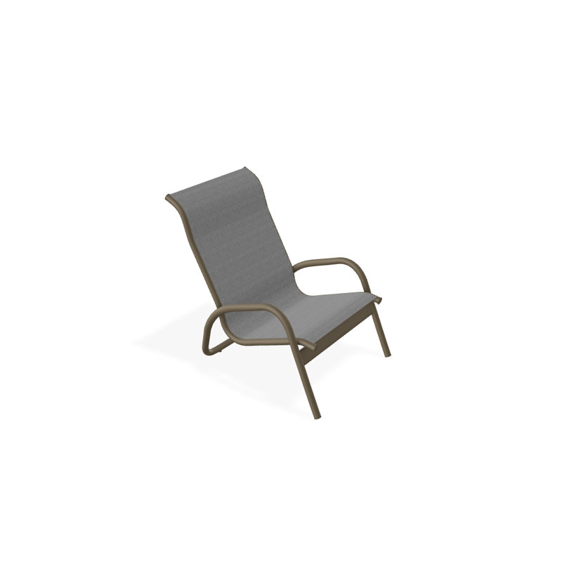 Beach Chair, Titanium Sunbrella®, Textured Beachwood