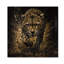 Courir, guépard I - hibou, décoration murale en bois animal sur bois de pin naturel-470795304