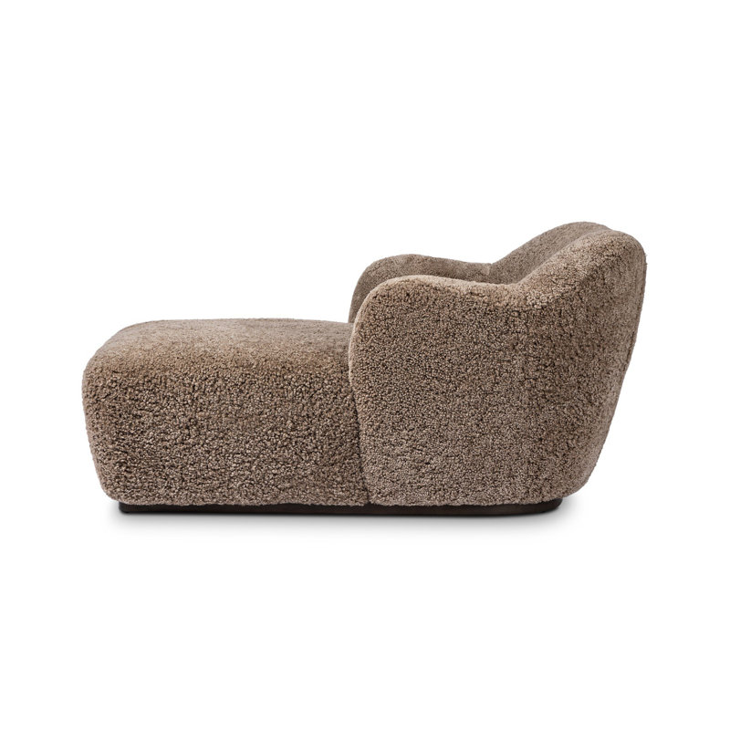 Julius Chaise-Taupe Shearling