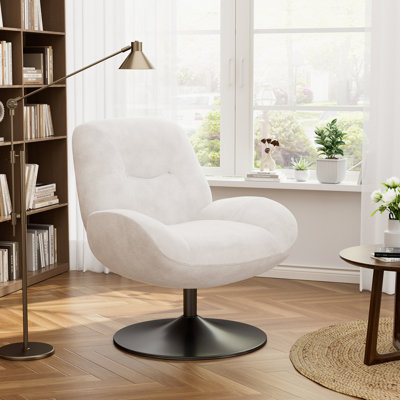 Upholstered Swivel Accent Chair