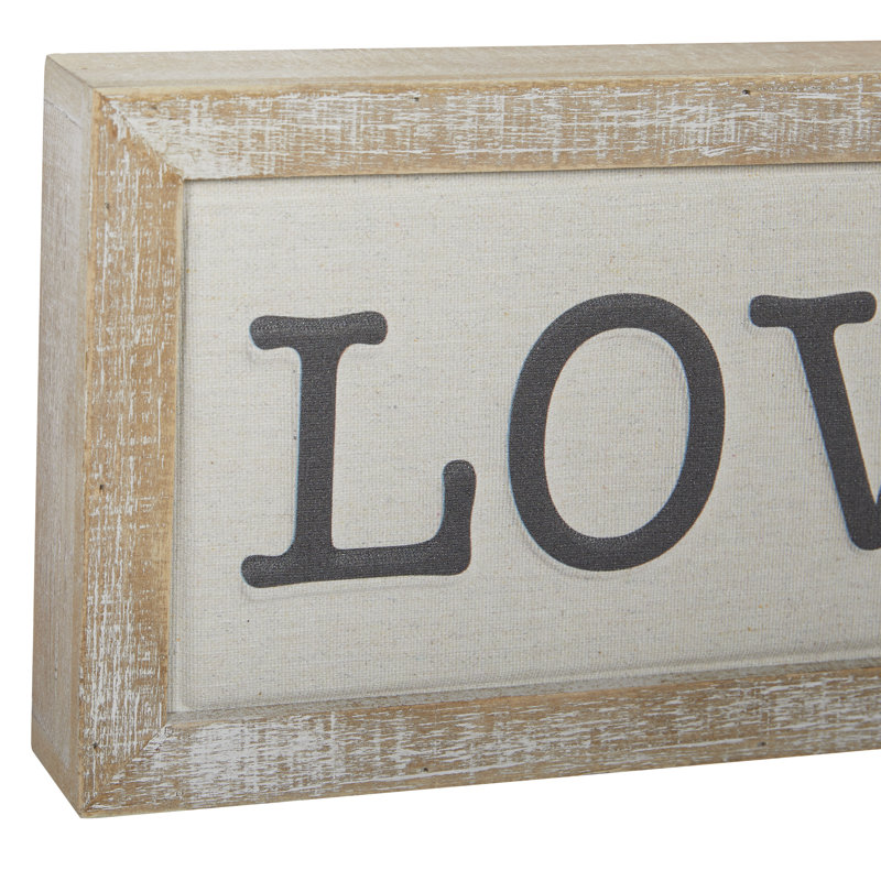 Farmhouse Wall Decor on Solid Wood