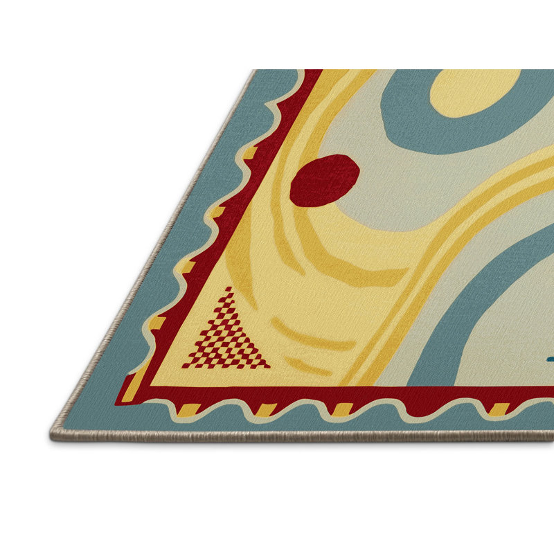 Lively Loop Rug, Round 8'
