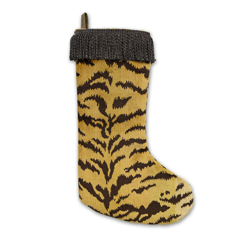 TIGRE STOCKING / TRIM, Or/noir