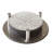 Sparkles Home Strass | Rhinestone Stainless Steel Coaster Set with Holder | 4-Piece Glam Tableware
