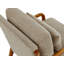 Fauteuil d'appoint rembourré 26 po de large avec coussin lombaire-800168350