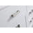London 71.5'' Double Bathroom Vanity Base Only in White