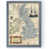 Toile avec cadre gris
