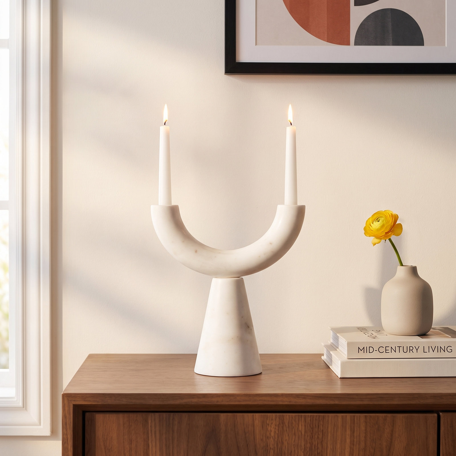 Genuine Marble Candelabra