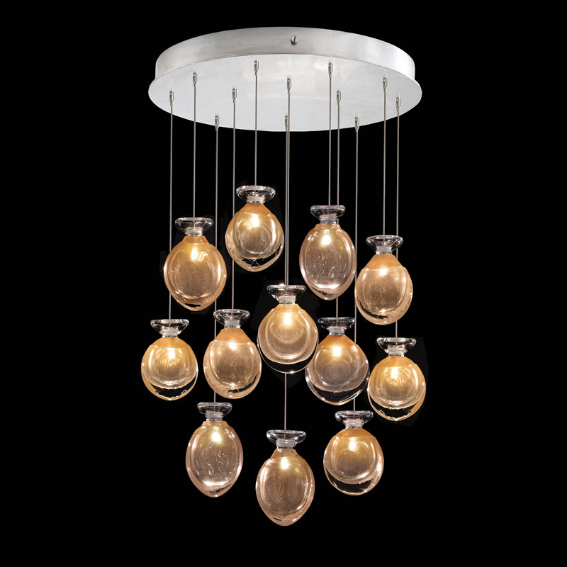 Essence 12 - Light Pendant, Silver, Gold