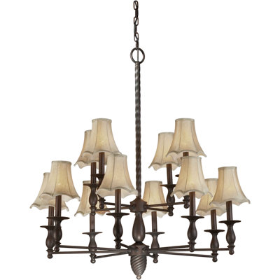 Laurene 12 - Light Tiered Chandelier