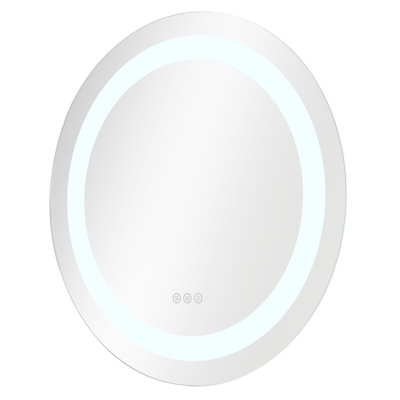 Miroirs muraux de salle de bain anti-buée à DEL 24 po ABM02C