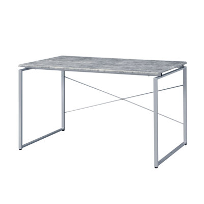 Bureau d'écriture rectangulaire en faux béton