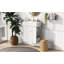 Meuble-lavabo flottant moderne de 21,6 po avec lavabo en céramique - parfait pour les petites salles de bain, rangement à droite