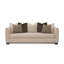 Modern Streamline Linen Sofa