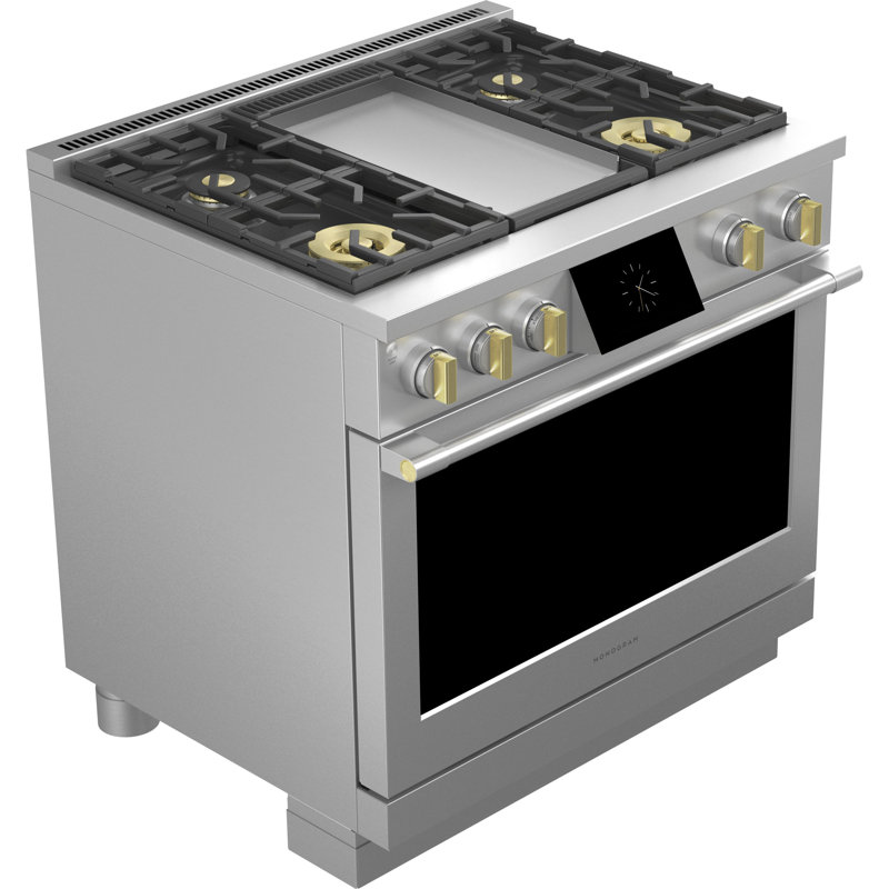 Monogram 36" Dual-Fuel Professional Range With 4 Burners And Griddle