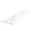 Battiscopa 3" x 13" Ceramic Bullnose Wall Tile Trim in Calacatta