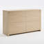 134 cm W Chest of 6 Drawers-1330944359