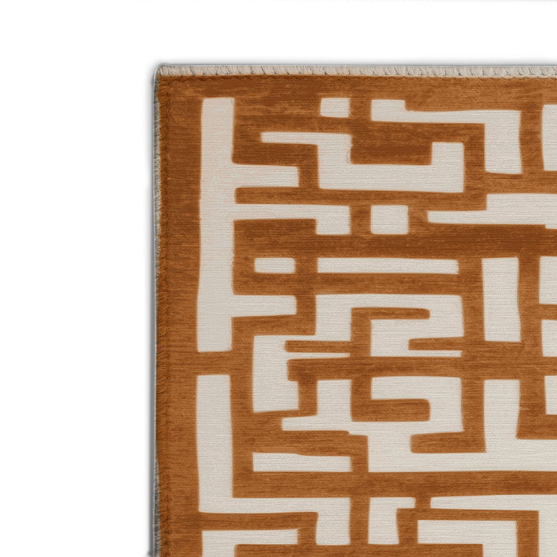 Tapis brun intérieur et extérieur Trellis, Rectangle 9 pi x 12 pi