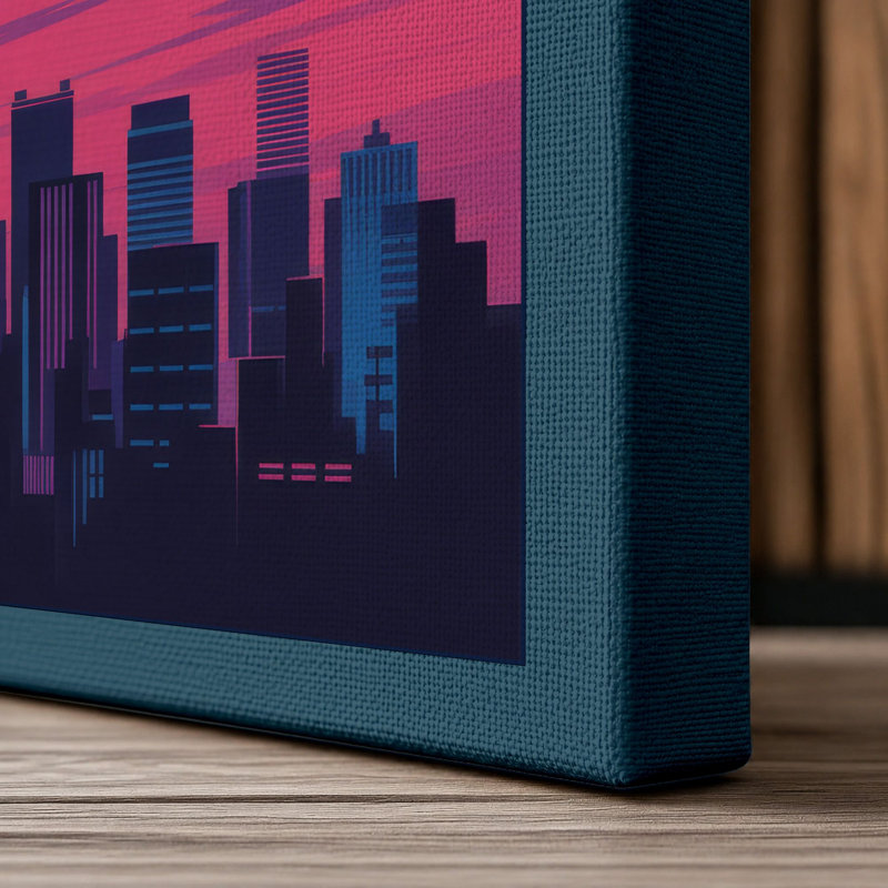 Print, 24x16 - 61.0 x 40.6 cm, Teal Border