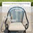 3-Piece Outdoor Bistro Set, Round 20" Metal Bistro Table With 2 Rocking Chairs & Cushions, Patio Furniture Sets For Garden, Porch, Backyard