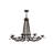 8 - Light Dimmable Wagon Wheel Chandelier