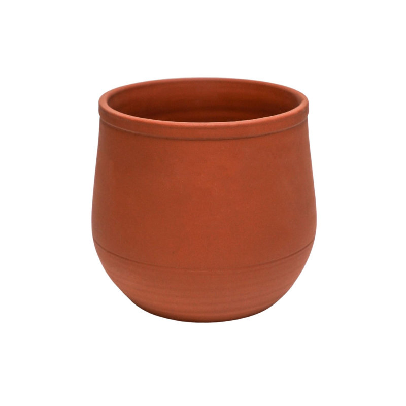 Ivyline Kew Indoor Handthrown Indoor Planter, Umber, 17 cm H x 19 cm W x 19 cm D