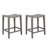 Marzel 24.25'' Rattan and Mahogany Counter Stool