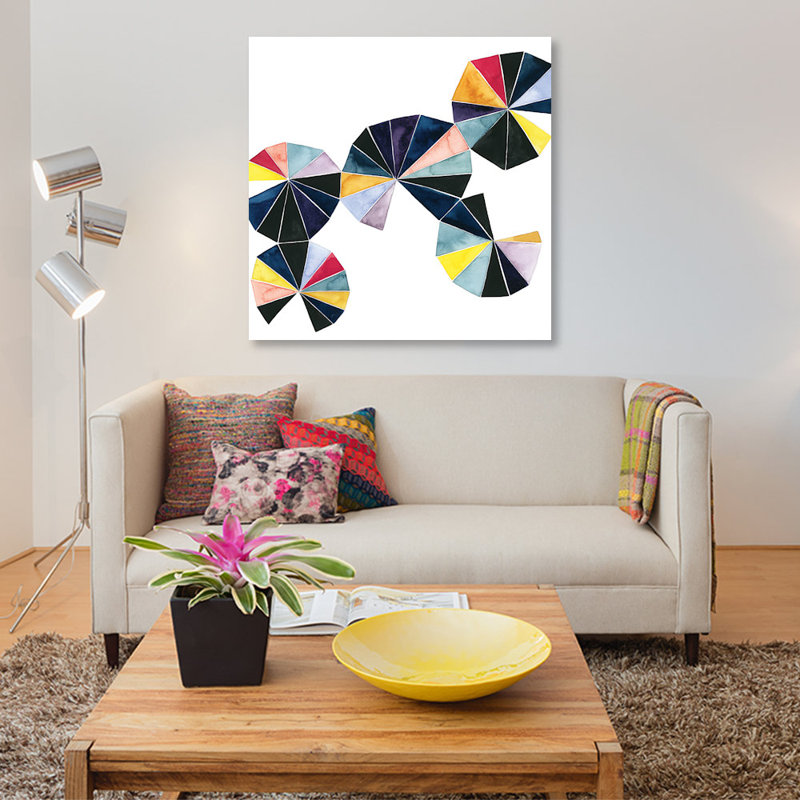 « hélice brillante i », impression sur toile, H 18 po x l 18 po x P 1,5 po, Toile tendue, Pas de tapis